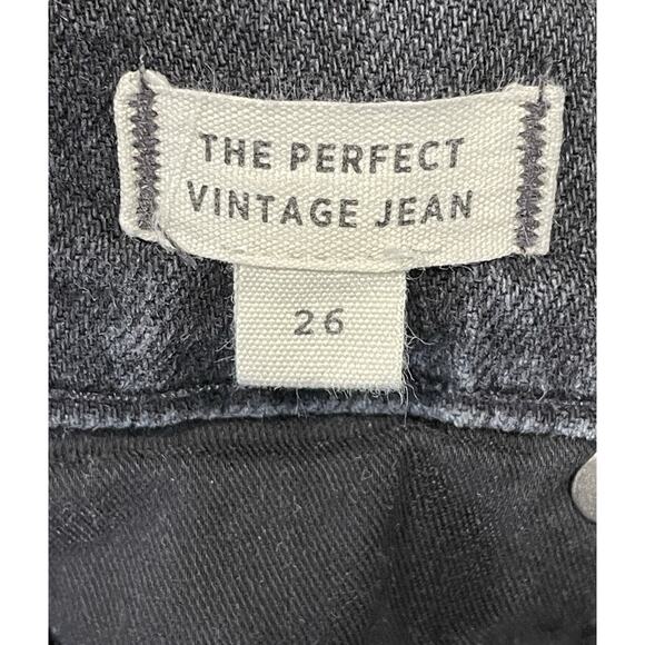 Madewell Jeans Women’s 26 Black The Perfect Vintage High Rise-Fair Trade Denim - Picture 10 of 12